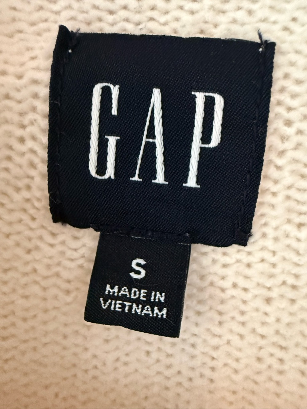 Gap Cashsoft Cream Crewneck Sweater - Small - Picture 2 of 2